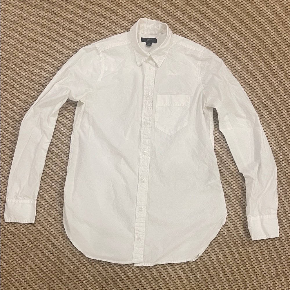 J. Crew Classic White Dress Shirt